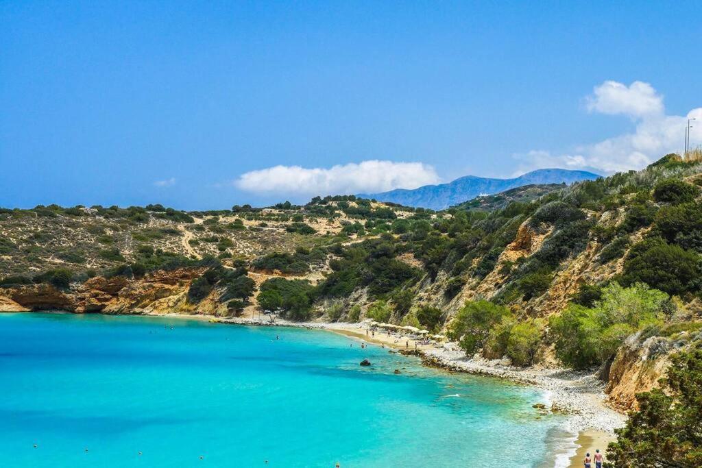 “Shiny” Sea View Apartment At Istron Agios Nikolaos  Luaran gambar